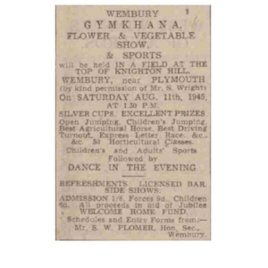 wembury gymkhana
